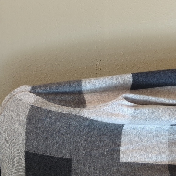 100 % Cashmere charter club luxury Pullover Sweater Block Pattern Quiet Luxury - Picture 5 of 11